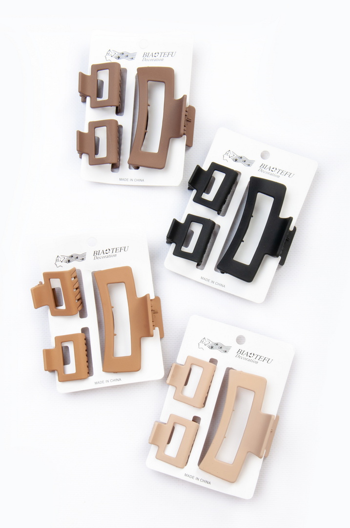 Набір крабиків матовий (3шт/уп), "ПРЯМОКУТНИЙ"